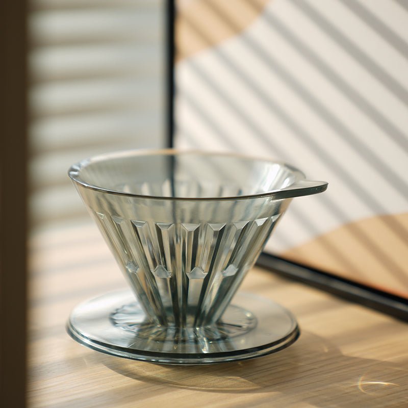 TIMEMORE CRYSTAL EYE 01 DRIPPER 1 - 2 CUPS - TRANSPARENT BLACK - Choose Coffee
