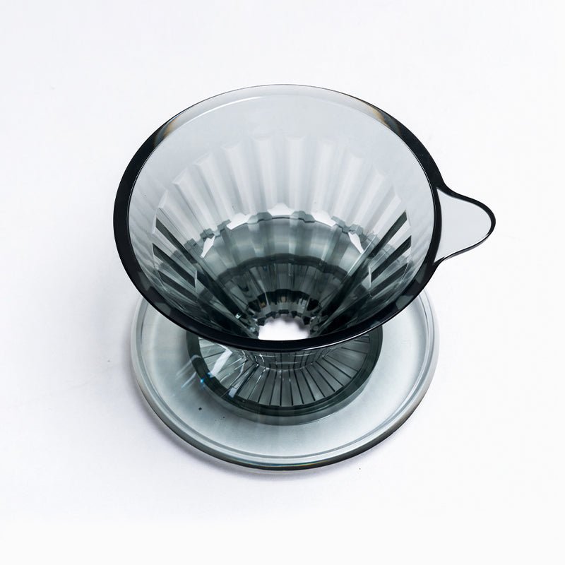 TIMEMORE CRYSTAL EYE 02 DRIPPER 2 - 4 CUPS - TRANSPARENT BLACK - Choose Coffee