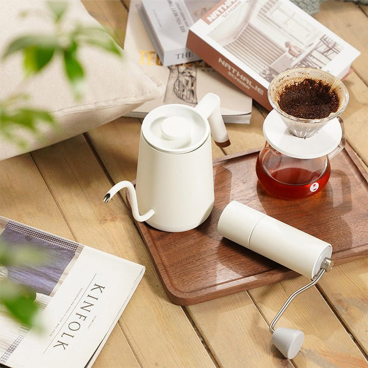 TIMEMORE FISH SMART ELECTRIC POUR OVER KETTLE - WHITE 600ML - Choose Coffee