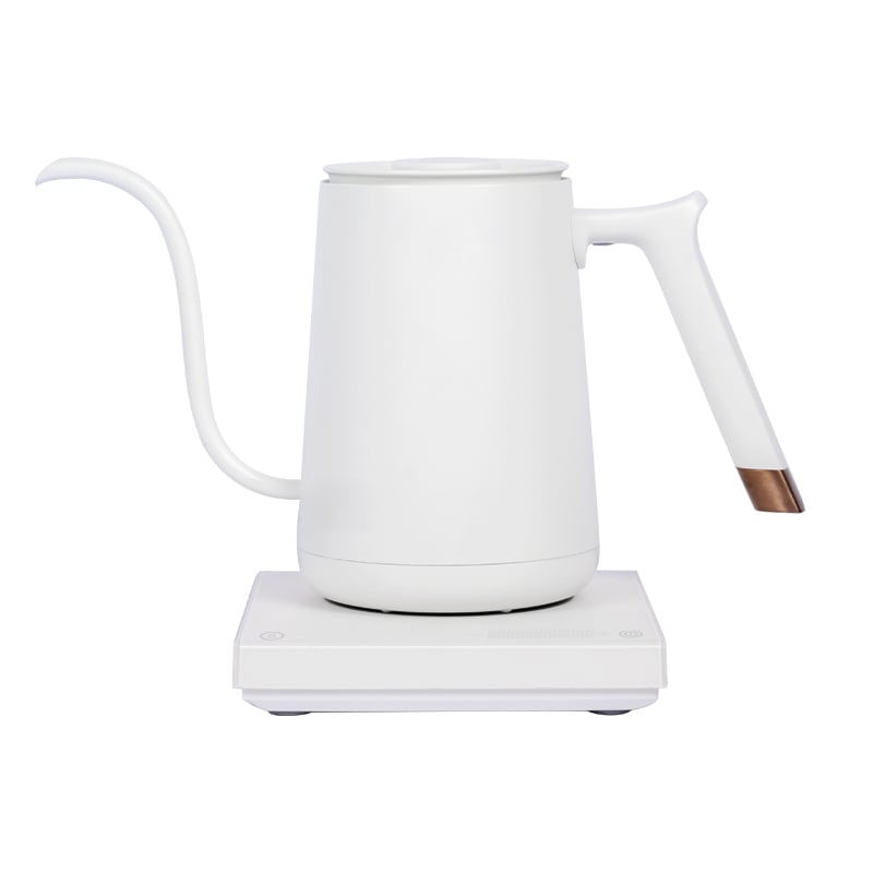 TIMEMORE FISH SMART ELECTRIC POUR OVER KETTLE - WHITE 600ML - Choose Coffee