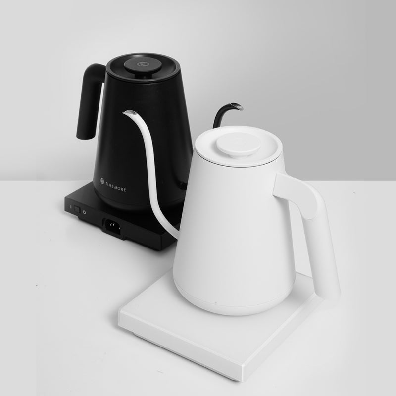 TIMEMORE FISH SMART PRO ELECTRIC POUR OVER KETTLE - WHITE 900ML - Choose Coffee