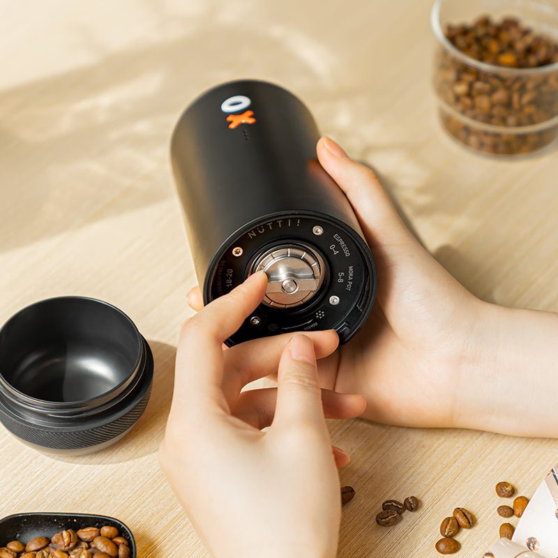TIMEMORE NUTTII PORTABLE ELECTRIC GRINDER - BLACK - Choose Coffee