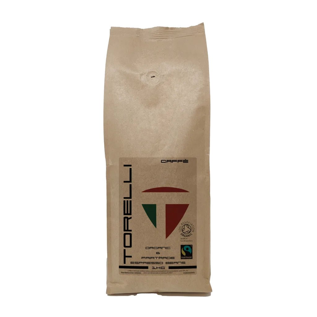 Torelli Fairtrade Organic Espresso Beans 6 X 1kg - Choose Coffee