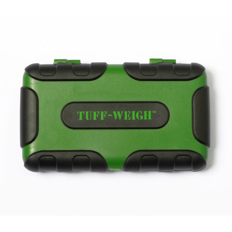TUFF - WEIGH SCALES 1000 X 0.1 GRAM - WITH IMPACT RESISTANT CASE - GREEN - Choose Coffee