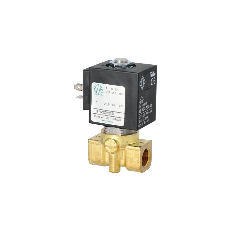 VA 2 WAY SOLENOID VALVE 230V 1/4 2MM - ODE - Choose Coffee