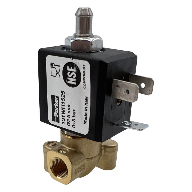 VA 3 WAY INLET SOLENOID VALVE 230V 1/8 2.5MM VITON 6W - PARKER - Choose Coffee