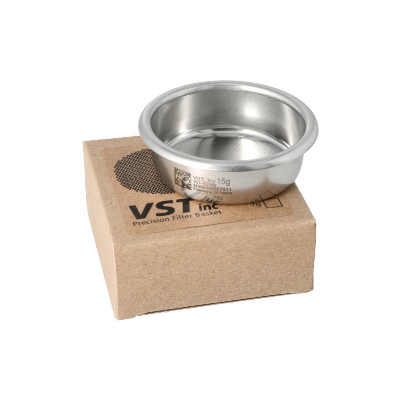 VST PRECISION FILTER BASKET RIDGELESS 15 GRAM - Choose Coffee