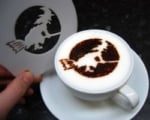 WITCH STENCIL - Choose Coffee