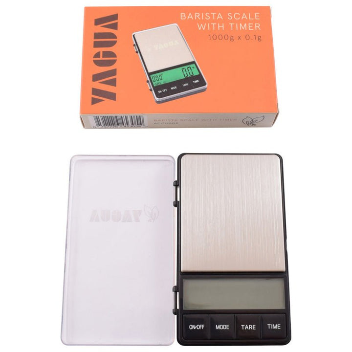 YAGUA SCALE &amp; BREW TIMER: DUAL DISPLAY SERIES 1000G X 0.1G ACC0002 - Choose Coffee